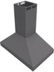 Vent-A-Hood® 42" Gunsmoke Air Recover System (ARS) Duct-Free Euro-Style Island Range Hood-1