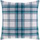 Surya Benji Teal 22"x22" Toss Pillow with Down Insert-1
