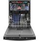 GE® 24" Fingerprint Resistant Stainless Steel Built In Dishwasher with Sanitize Cycle and Dry Boost-3
