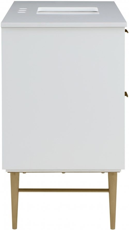 Meridian Furniture Modernist White 48" Bathroom Vanity-4