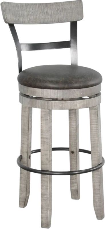 Sunny Designs™ Alpine Gray 30" Swivel Bar Stool-0