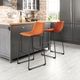 Zuo Modern Smart Burnt Orange Bar Chair-3