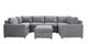 Style Line Modular 6-Piece United Slate Sectional -1