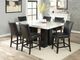 Steve Silver Co. Camila 7-Piece Black/White Counter Dining Set-1