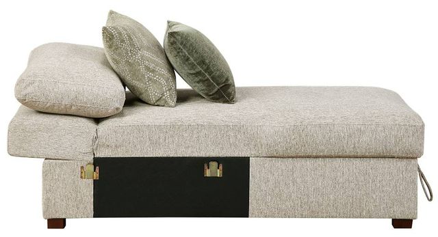 Homelegance® Isla 3-Piece Sage Sand Reversible Chaise Sectional with Ottoman Set-4