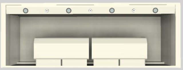 Vent-A-Hood® Designer Series 66" Biscuit Wall Mounted Range Hood-1