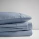 Olliix by Madison Park 525 Thread Count Blue Queen Cotton Rich Sheet Set-3