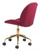 Zuo® Miles Red Office Chair-4