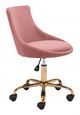 Zuo Modern Mathair Blush Office Chair-0