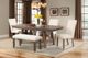 Elements International Jax Cherry/Cream Dining Bench-1
