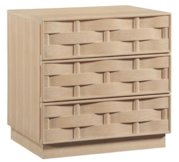 Meridian Furniture Weave Natural Nightstand-0