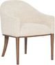 Hooker® Furniture Eleana Classic Linen/Light Caramel Upholstered Dining Arm Chair-0