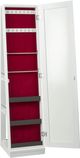 Brassex Inc. White Jewelry Cabinet-1