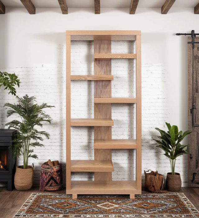 Legends Home Laurel Canyon Natural 80" Bookcase-1