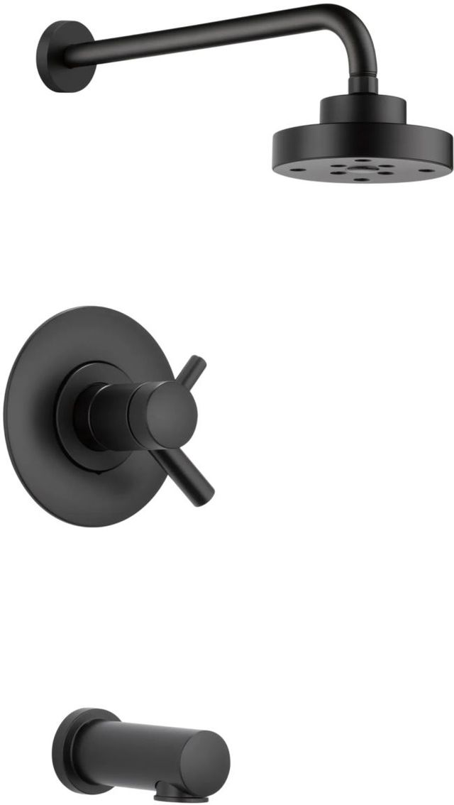Brizo Jason Wu TempAssure® Matte Black Thermostatic Tub and Shower Trim-0