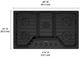 Whirlpool® 36" Black Gas Cooktop-1