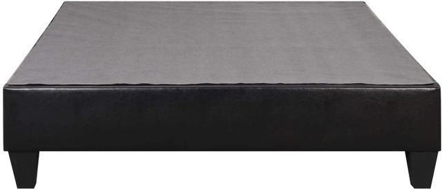 Elements International Abby Black Queen Platform Bed-0