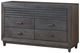 Furniture of America® Griffin Charcoal Brown Dresser-0