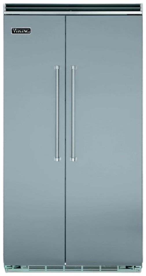 Viking® 5 Series 42 in. 25.3 Cu. Ft. November Sky Built In Side-by-Side Refrigeratorv