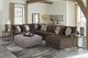 Jackson Furniture Galaxy 4-Piece Chocolate Right Side Facing U-Shape Chaise Sectional-5