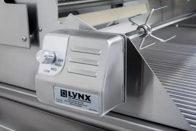Lynx 30" Stainless Steel Grill with Rotisserie Mobile Cart-1