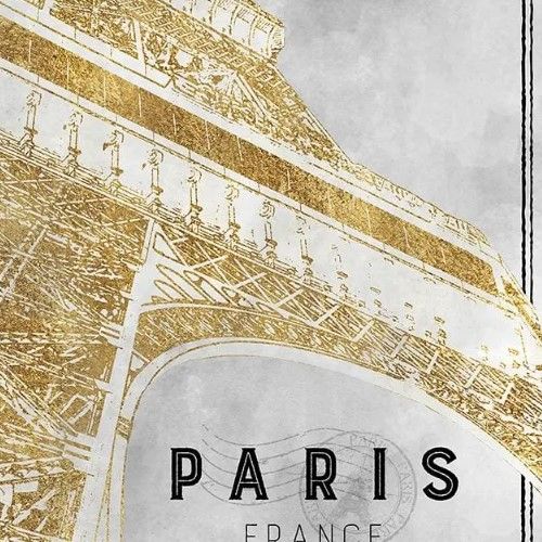 Classy Art Shimmering Eiffel by Natalie Carpentieri Wall Art-1