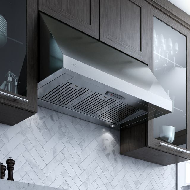XO Fabriano Collection 36" Stainless Steel Wall Mounted Range Hood -3