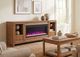 aspenhome® Sandro Brushed Bourbon 80" Fireplace Console-3