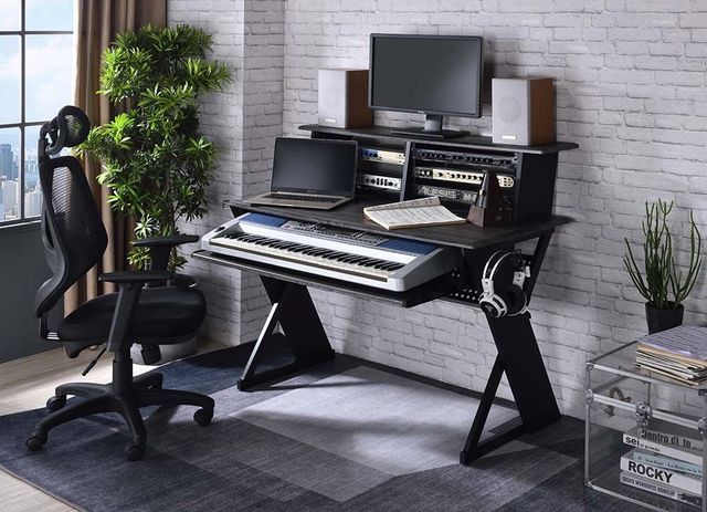ACME Furniture Annette Black Music Desk -1