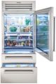 Sub-Zero® PRO Series 36" 22.7 Cu. Ft. Stainless Steel Frame Built-InBottom Freezer Refrigerator-3