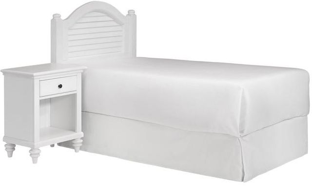 homestyles® Bermuda Off-White Twin Headboard and Nightstand-1