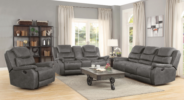 Coaster® Wyatt Glider Storage Console Loveseat-3