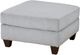 Affordable Furniture 4100 Herringbone Silver Ottoman-2