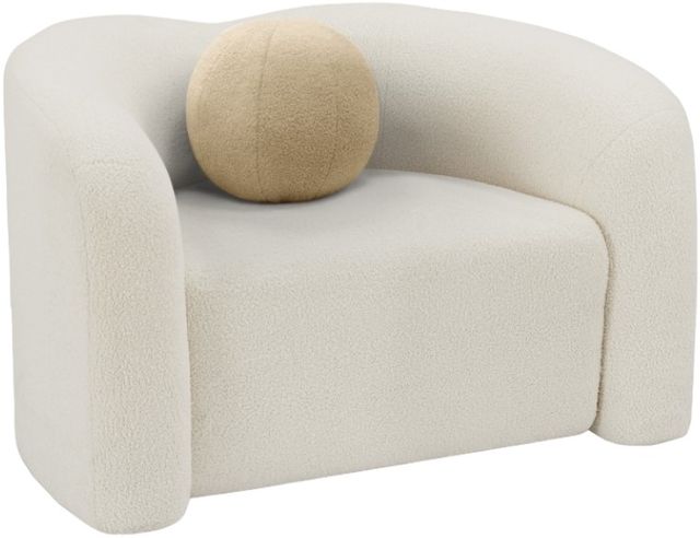 Meridian Furniture Kali Cream Teddy Chair-0