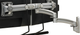Chief® Kontour™ Silver K2W Dual Monitor Array Wall Mount Swing Arm-1