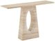 Currey & Company Demi Natural Travertine Console Table-0