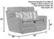 iAmerica Portland Charcoal Power Headrest Power Reclining Loveseat-1