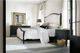 Hooker® Furniture Ciao Bella Black/Tuscan White Queen Upholstered Panel Bed-1