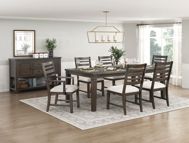 Homelegance® Victoria Beige/Dark Espresso Side Chair-1
