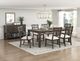 Homelegance® Victoria Beige/Dark Espresso Side Chair-1