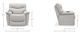 La-Z-Boy® James Silver Dove Power Lift Recliner-5