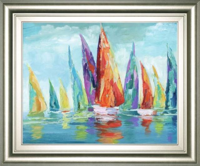 Classy Art Fine Day Sailing I by Nan Wall Art-0