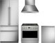 Monogram® 4 Piece Stainless Steel Dual Fuel Kitchen Package-0