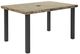 Homecrest™ Outdoor Living Customizable Slate Aluminum/Stone 42" x 62" Rectangular Balcony Table with Post Base and Umbrella Hole-0