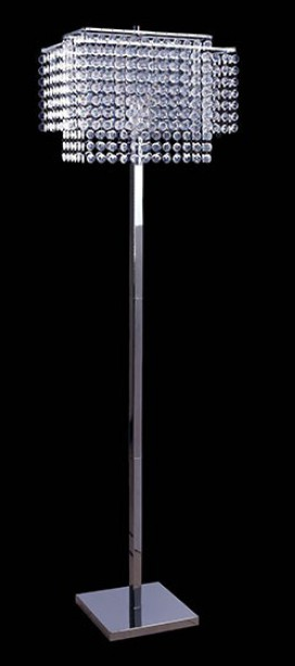 Furniture of America® Kit Chrome Table Lamp-0