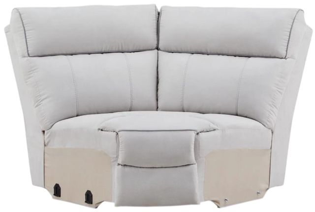 Signature Design by Ashley® Social Pointe 7-Piece Ash/Pearl Modular Power Reclining Sectional with Storage Consoles-5