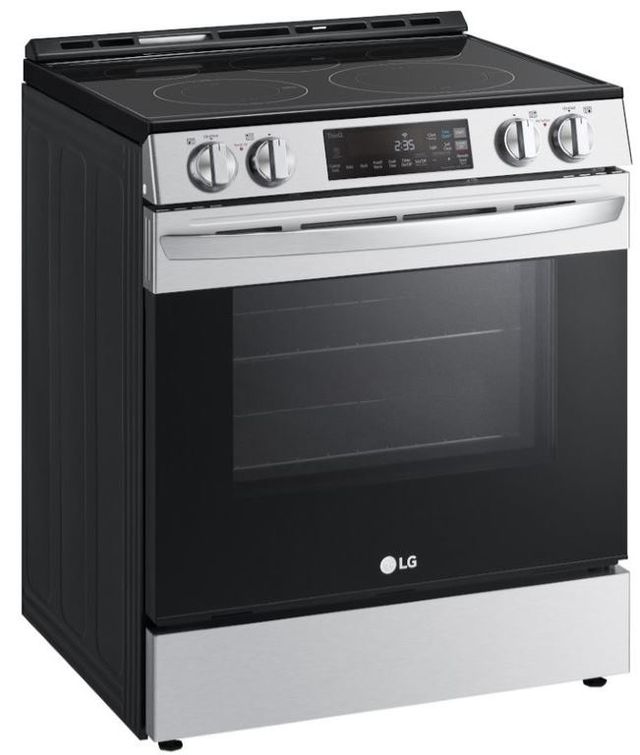LG 30" PrintProof™ Stainless Steel Slide-In Electric Range-2