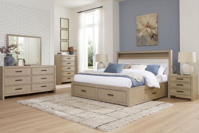 Signature Design by Ashley® Calmoro 3-Piece Gray Queen Bedroom Set-1