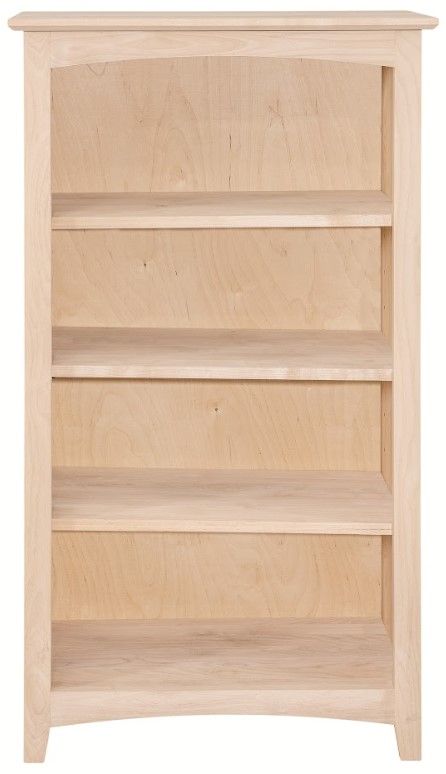 Archbold Furniture Customizable Alder 24" x 48" Bookcase-2