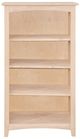 Archbold Furniture Customizable Alder 24" x 48" Bookcase-2